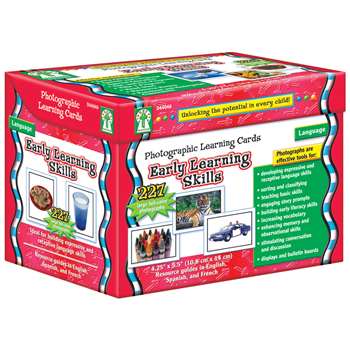 Early Learning Skills Photo Learning Cards Set By Carson Dellosa