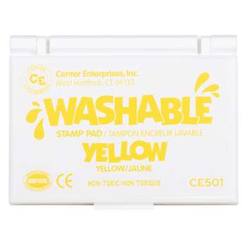 Stamp Pad Washable Yellow By Center Enterprises