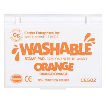 Stamp Pad Washable Orange By Center Enterprises