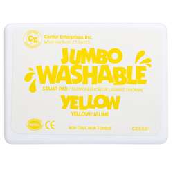 Jumbo Stamp Pad Yellow Washable By Center Enterprises