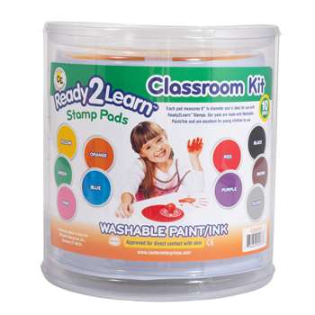 Jumbo Circular Washable Pads Classroom Kit By Center Enterprises