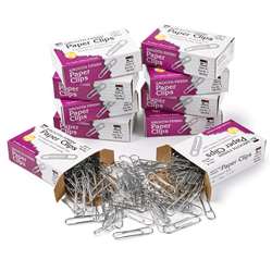 Paper Clips Gem 10 Box 100/Box By Charles Leonard