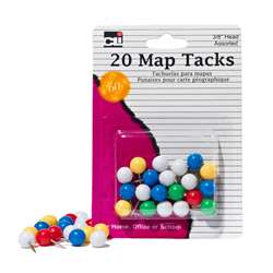 Map Tacks Pack Of 20 By Charles Leonard