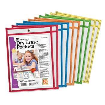 Reusable Dry Erase Pockets 10 Set, CHL29010