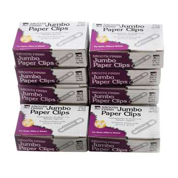 Paper Clips Jumbo Gem 10 Box 100/Bx By Charles Leonard