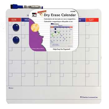 Magnetic Dry Erase Calendar 6 Each, CHL35300ST