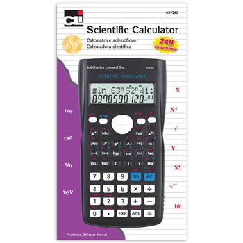 Scientific Calculator 12 Digit 240 Functions, CHL39240