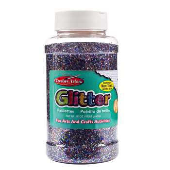 Glitter 16 Oz Bottle Multicolor, CHL41100