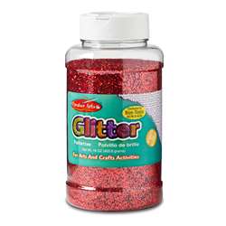 Glitter 16 Oz Bottle Red, CHL41130