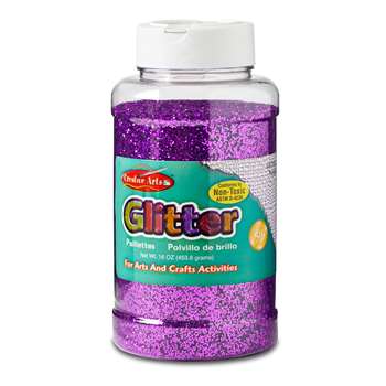 Creative Arts Glitter 1Lb Can Prpl, CHL41160