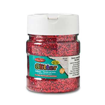 Creative Arts Glitter 4Oz Jar Red, CHL41430