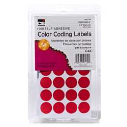 Color Coding Labels Red, CHL45130