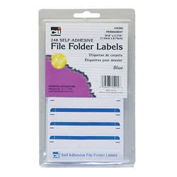 File Folder Labels Blue, CHL45215