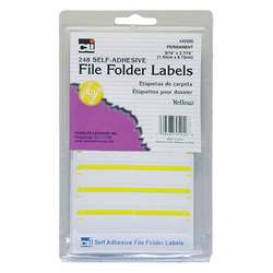 File Folder Labels Yellow, CHL45240