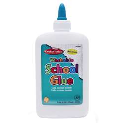 Economy Washable School Glue 8 Oz By Charles Leonard