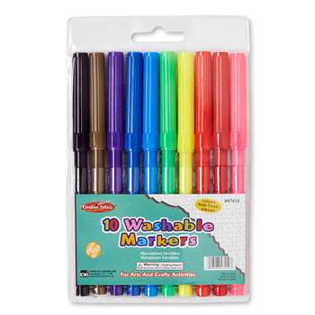 Shop Washable Markers 10 Color Set - Chl47410 By Charles Leonard