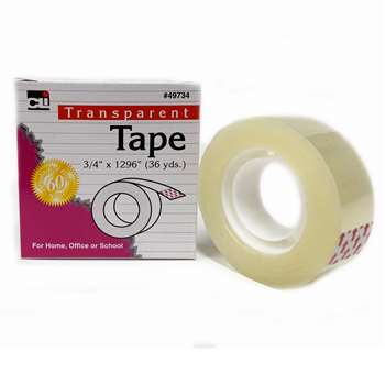 Tape Transparent 1&quot; Core 1 Rl, CHL49734