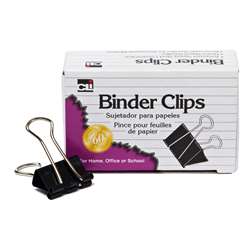 Binder Clips Mini 12Ct 1/4&quot; Capacity, CHL50001