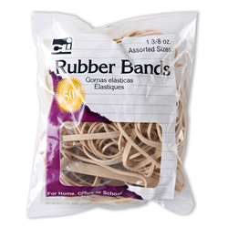 Rubber Bands Natural Color 1 3/8 Oz Bag, CHL56381