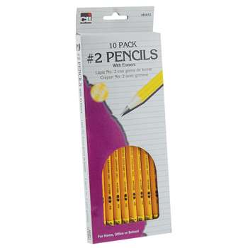 Yellow Number 2 Pencil 10/Bx, CHL65812