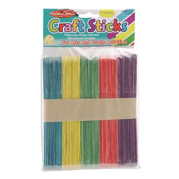 Craft Sticks Jumbo Colored, CHL66585