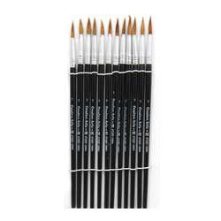 Brushes Water Color Pointed #7 3/4 Camel Hair 12 C, CHL73507