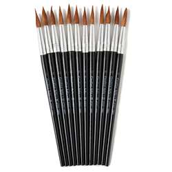 Brushes Water Color Pointed #12 1-1/16 Camel Hair , CHL73512