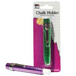 Chalk Holder Aluminum Assorted Colors By Charles Leonard