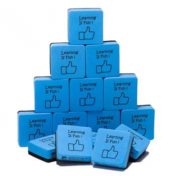 Whiteboard Eraser Learning is Fun -15 pack