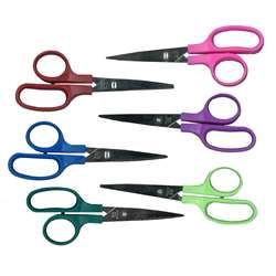 Childrens Scissors 5&quot; Pointed Asst Colors, CHL77505