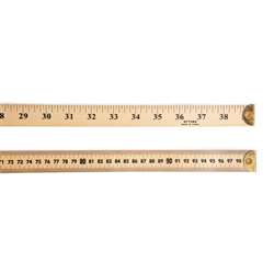 Ruler Meter Stick with Metal End, CHL77595