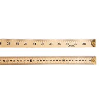 Ruler Meter Stick with Metal End, CHL77595