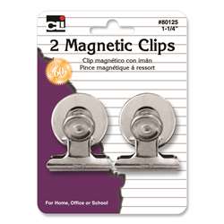 Magnetic Spring Clips 1.25&quot; 2Pk, CHL80125