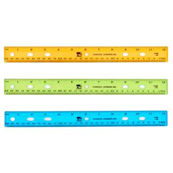 Ruler Plastic 12&quot; Flat Translucent Let Us Choose , CHL80336