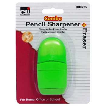 Pencil Sharpenr/Eraser Combo Let Us Choose Your Co, CHL80735