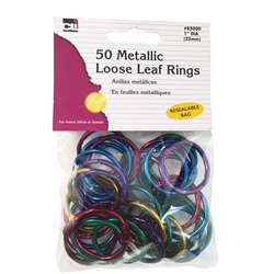 Assorted Color Metallic Book Rings Sitter Seat Hei, CHL85000