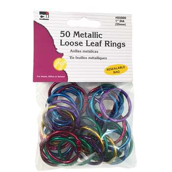 Assorted Color Metallic Book Rings Sitter Seat Hei, CHL85000