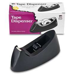 Desk Tape Dispenser Black By Charles Leonard