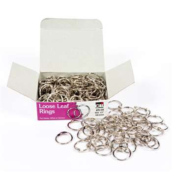 Rings Loose Leaf 1/2&quot; 100/Bx, CHLR09