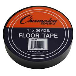Floor Marking Tape Black By Champion Sports