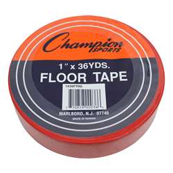 Floor Marking Tape Red By Champion Sports