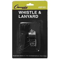Whistle With Lanyard Pack Of 12 By Champion Sports