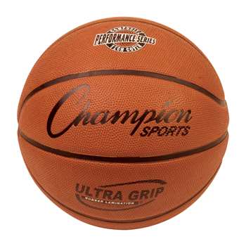 Official Size 7 Rubber Basketball with Bladder & U, CHSBX7