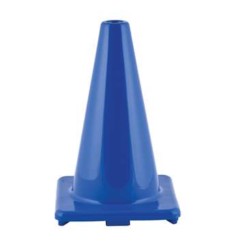 Flexible Vinyl Cone Wghtd 12&quot; Blu, CHSC12BL