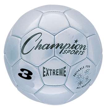 Soccer Ball Size3 Composite Silver, CHSEX3SL