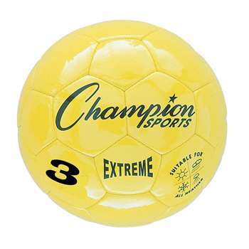 Soccer Ball Size3 Composite Yellow, CHSEX3YL