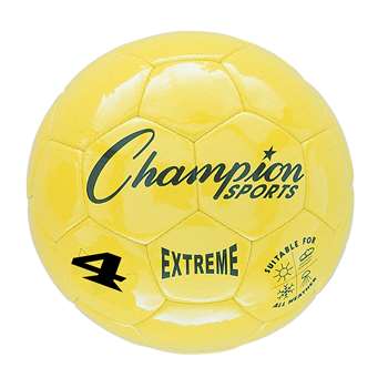 Soccer Ball Size4 Composite Yellow, CHSEX4YL
