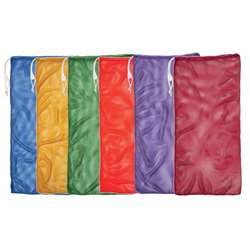 6 Set Asst Color Mesh Equipment Bag, CHSMB22SET