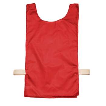 12Pk Red Heavyweight Sports Pinnies, CHSNP1RD