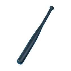 31&quot; Black Solid Plastic Bat Lightweight, CHSPLB